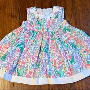 Crown & Ivy floral and Bunny dress.  Size 9M.   NWOT